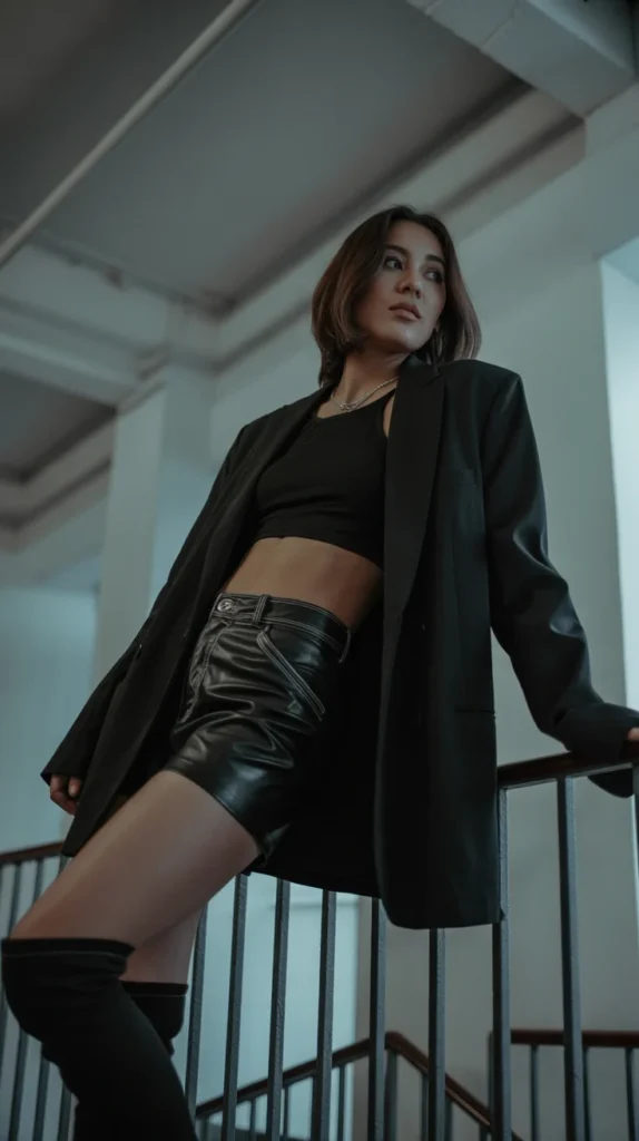 0004 1 wearing an oversized black blazer over a gkmcFLQUT6imQ4MXhhIpLg y3G0 F6DRPK Jv0kWHSmng cover