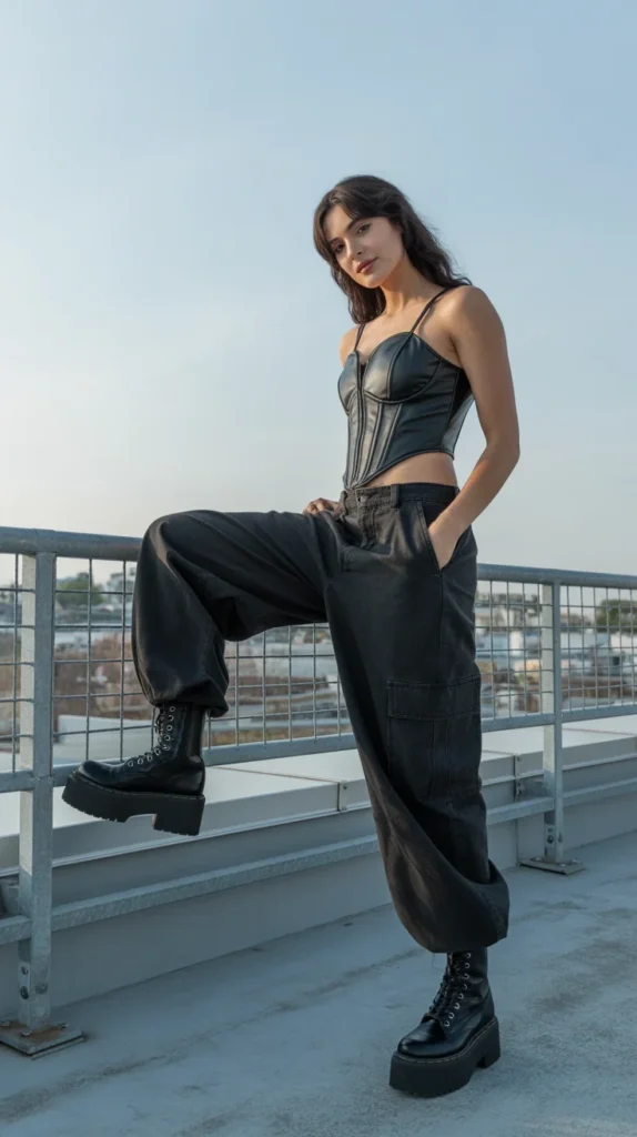 0006 1 model in a black leather corset top bagg GkgaOrdOTUiW9Rmxt6XT8Q IWRAUIGtQh6y8fuKvfSr Q cover