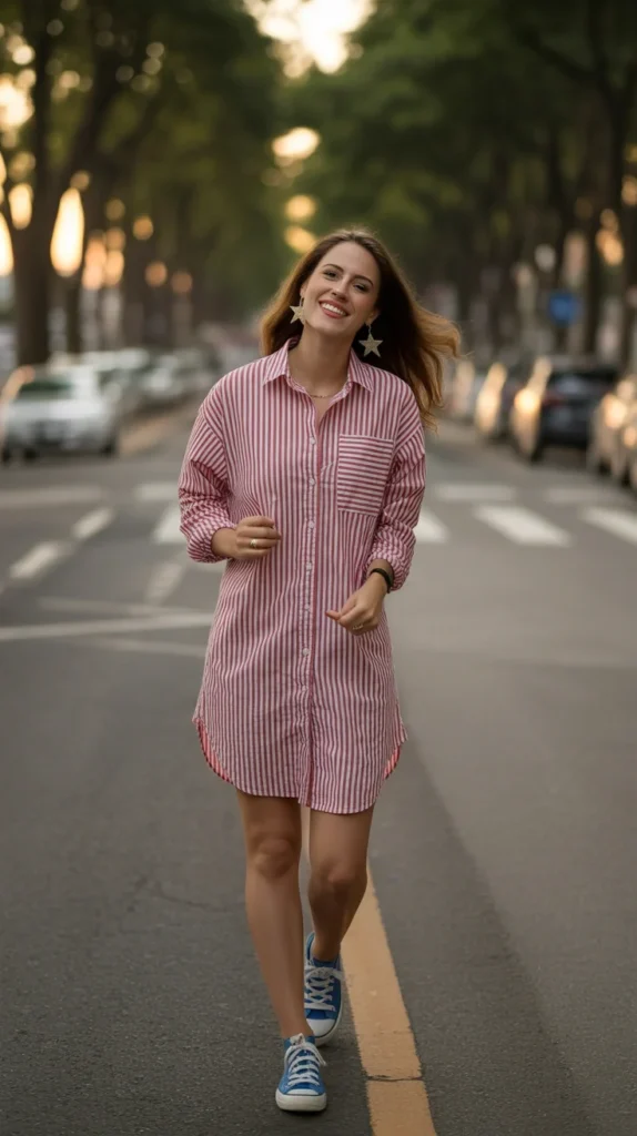 20 Classy & Aesthetic 4th of July Outfit Ideas to Celebrate in Style 12 0009 1 red and white striped shirt dress with b ncvMWdjVThuEUByP9hd5LQ FcKjj4nITgy AmljCw2E1Q