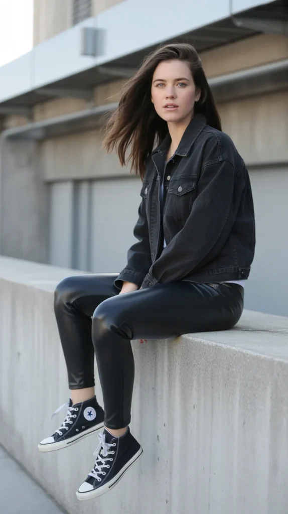 0013 1 black denim jacket shiny black leather l nc7Da1HmQuuDolVqfk39ag YLEYP JqSfS484ii2Yy1Yw cover