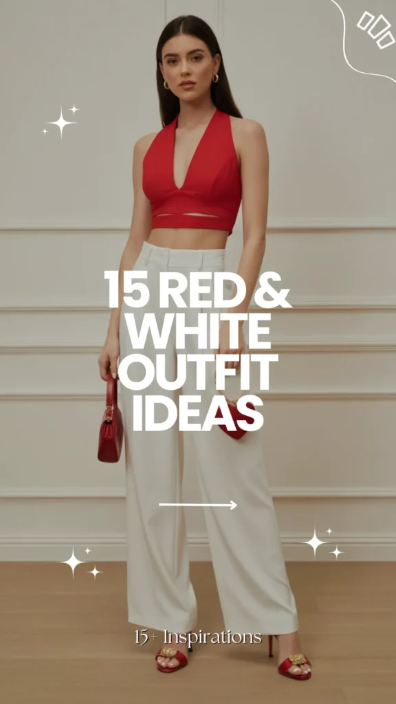 15 Inspiring Red and White Outfit Ideas to Stay Ahead of Fashion Trends