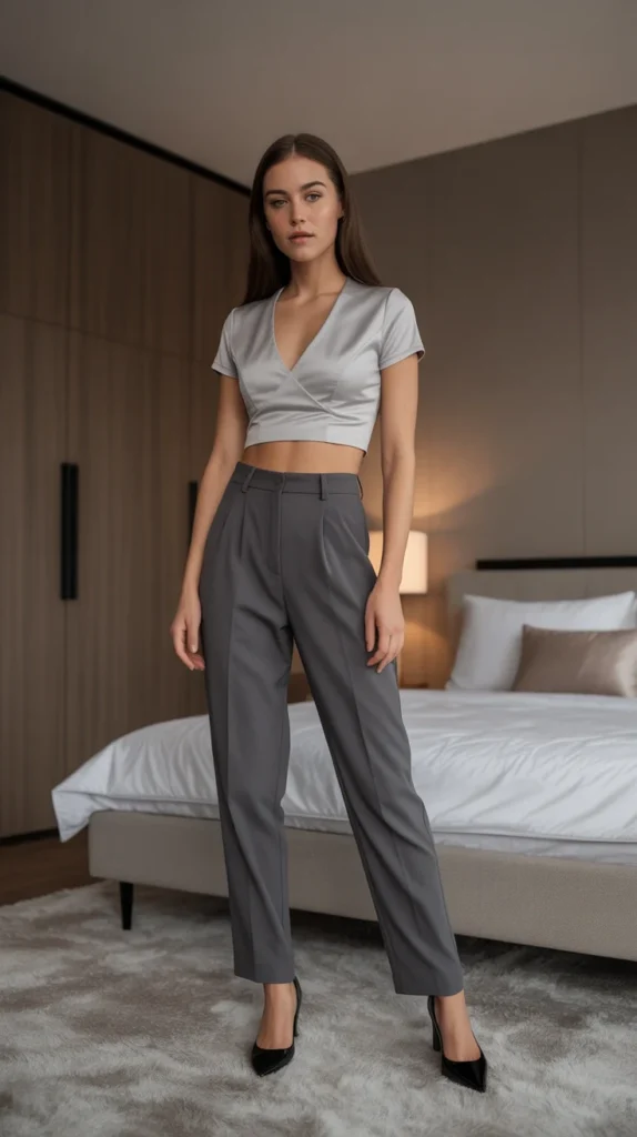 How to Style Grey Top & Grey Crop Top Outfit: 20 Chic Looks to Refine Your Wardrobe 11 0008 1 light grey crop top with high waisted da pFqi7L9QNODyvu1U n6jw 0JMui amR36hUZJ GtSI8A
