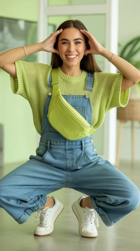 0017 1 17 lime green contrast knit top with den 2o05mYFSQrCGs Ysg sloQ 3bGEmBTiRlupGOZaTkPU5w