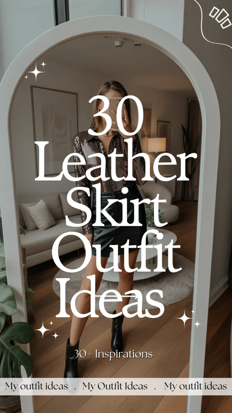 Home 14 Leather Skirt Outfits
