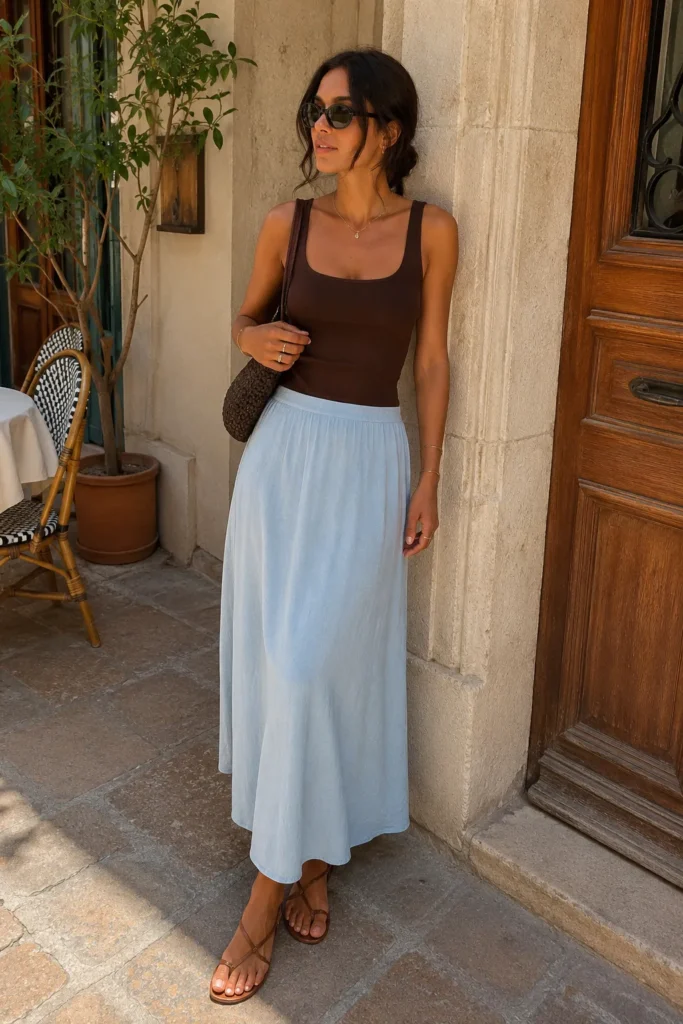 20 Maxi Skirt Vacation Outfits for Beach Days, Europe Trips & Summer Nights 20 ChatGPT Image Jun 15 2026 09 38 39 AM 8