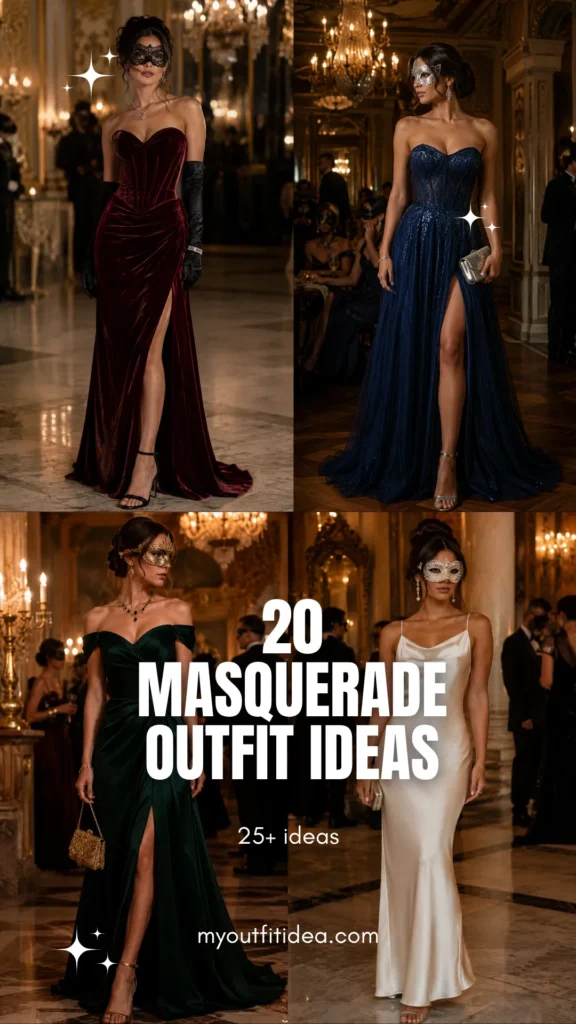 20 Masquerade Outfit Ideas for an Elegant and Mysterious Night 2 2