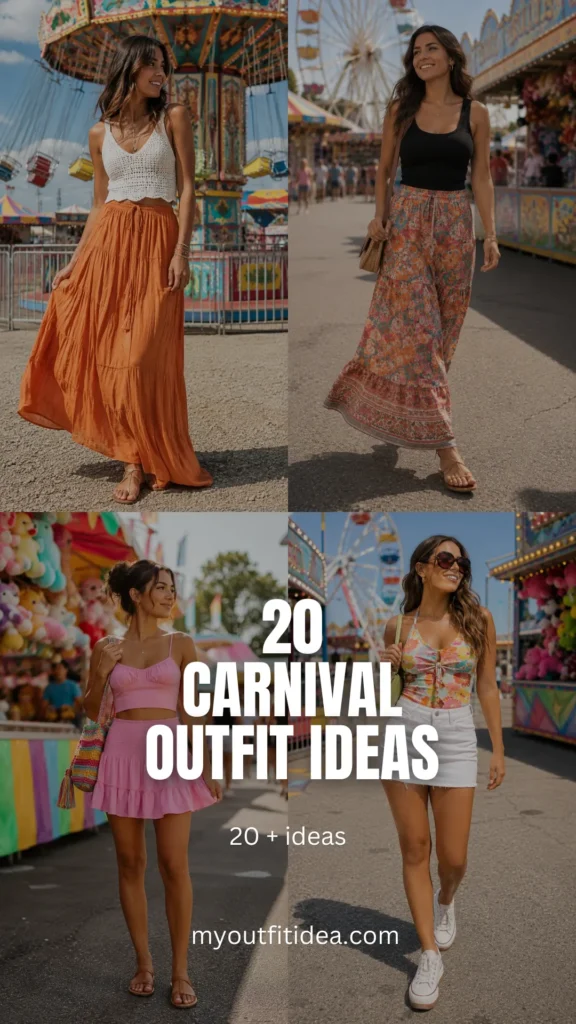 20 Carnival Outfit Ideas for a Fun and Colorful Day Out 2 carnival outfit ideas
