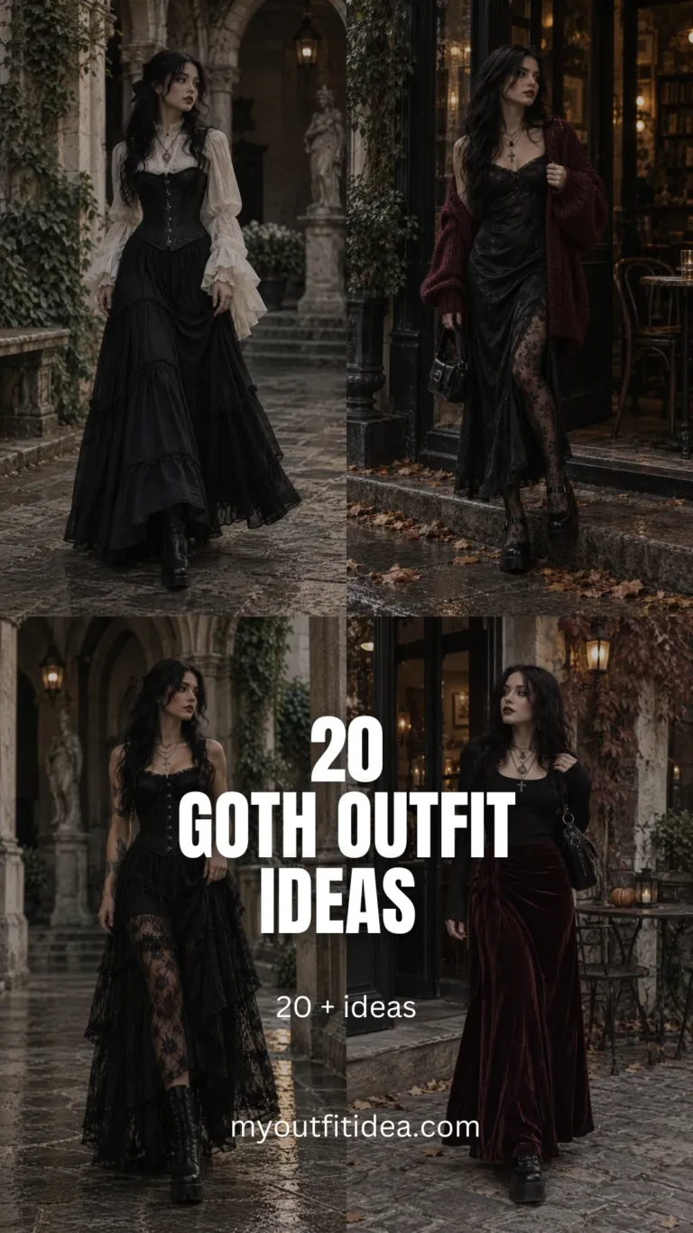 Home 12 Goth Outfit Ideas
