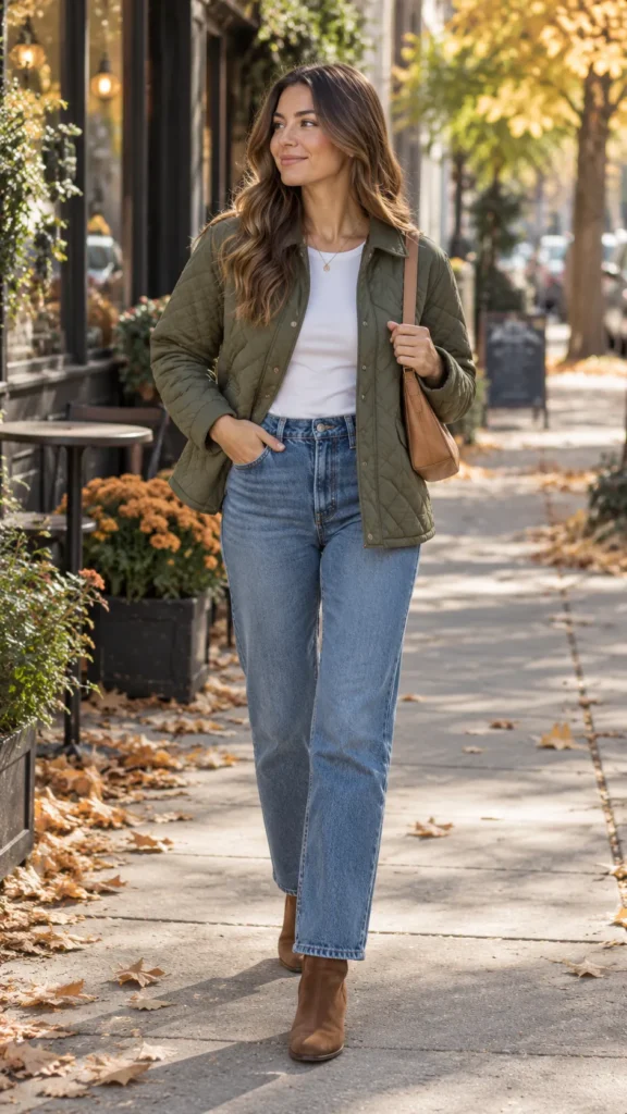 20 Quilted Jacket Outfit Ideas for Women That Feel Cozy and Easy 3 Quilted Jacket Outfit Ideas for Women